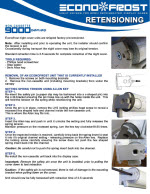 9000 series Non-Cassette retension instructions