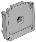 Изображение монтажного кронштейна для шестигранного ключа серии Econofrost 9000