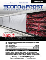 Image of Supermercados Grande night cover installation results