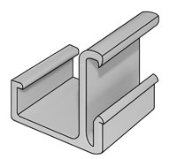 Image of Econofrost 9000 Series horizontal hook for freezer cases