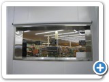 Electric Blinds Installed in Meat OPrep Room
