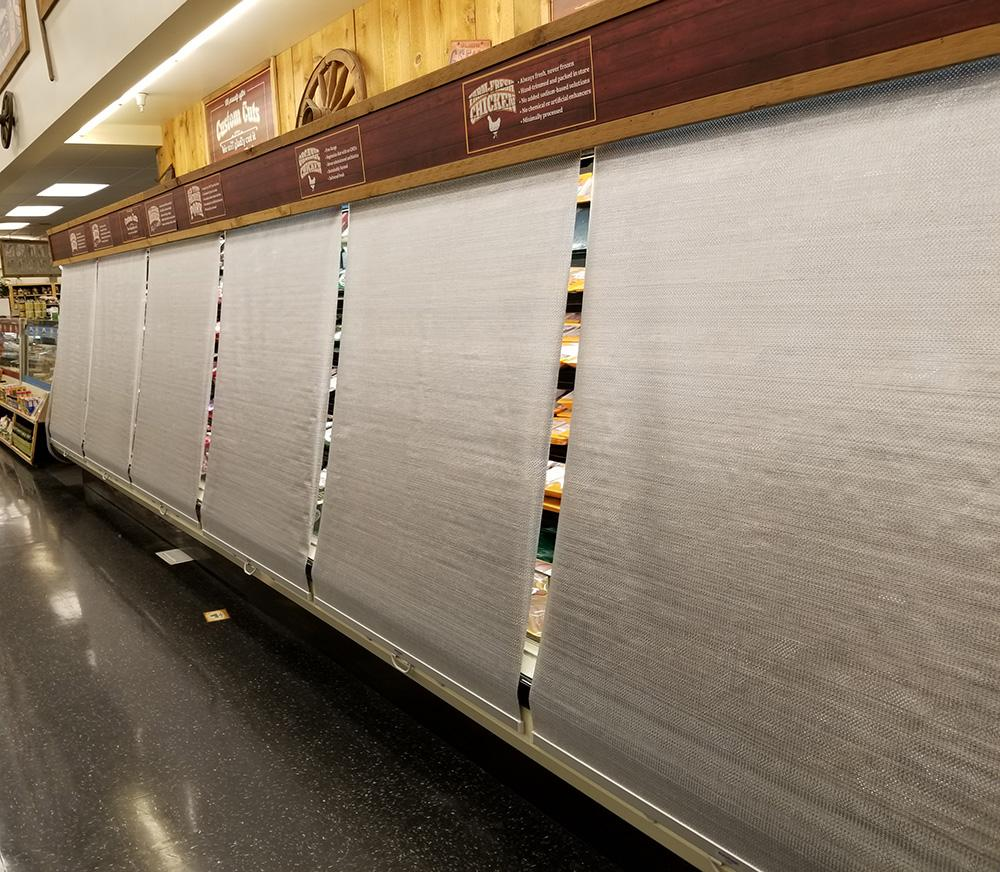 Automatic Glass Doors for Open Refrigerated Cases Automatic Glass Doors for Open Refrigerated Cases